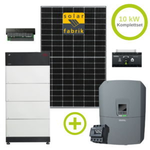 20 kW Photovoltaik Notstrom Bundle Komplett Solar Fabrik 450 W / Kostal G3 / BYD HVS inkl. K2 Montage Material